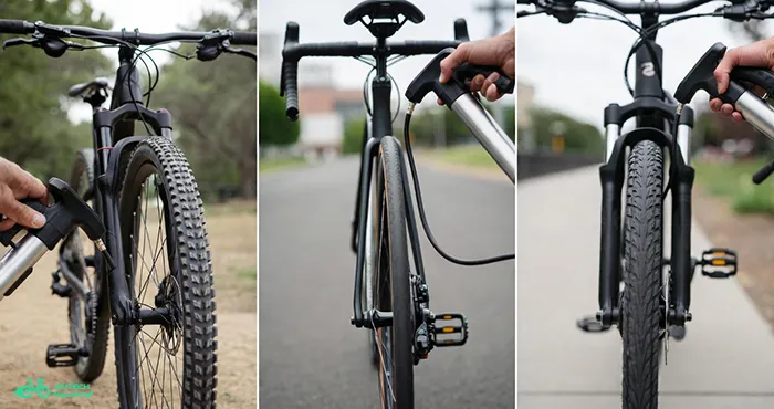 تنظیم فشار باد لاستیک دورچرخه ها